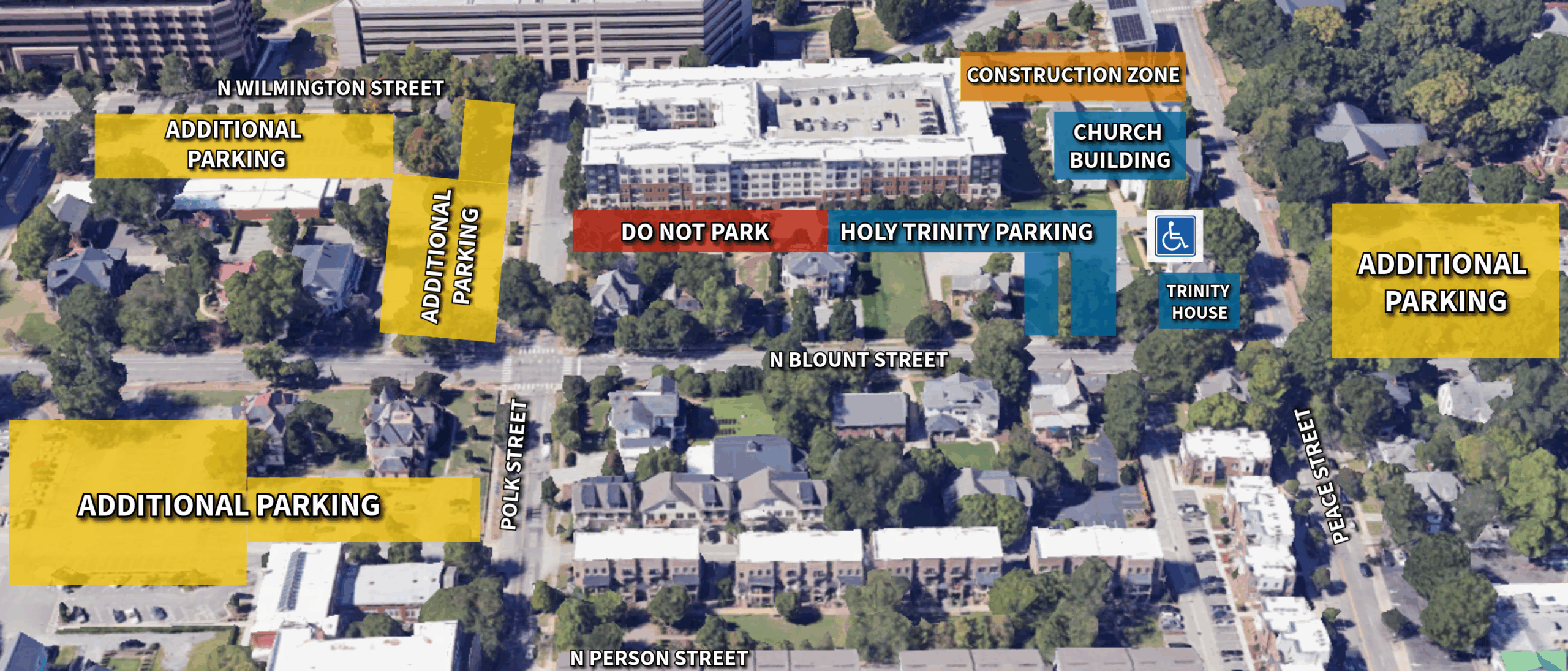 Parking at Holy Trinity Anglican